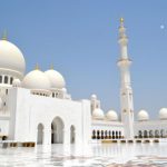 Abu Dhabi Mosque - white mosque at daytime