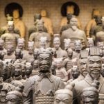Xi'an Terracotta - grey statues lot
