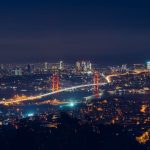 Istanbul Bosphorus - top view photography of lighted city